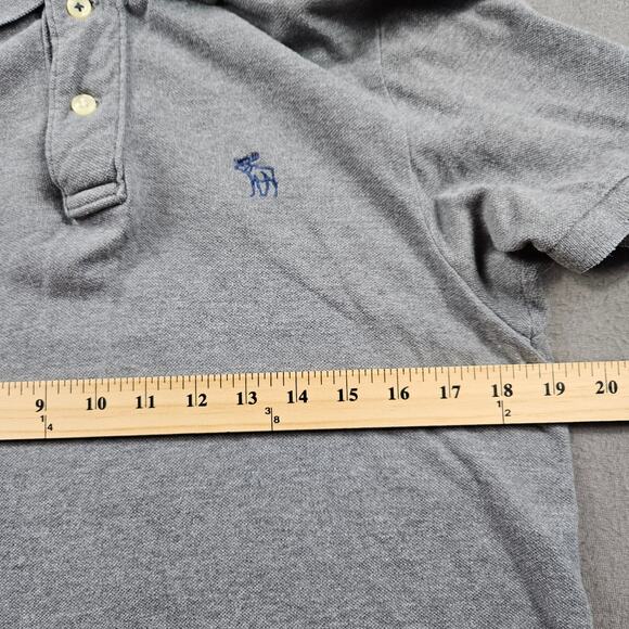 Abercrombie Fitch Polo Shirt Muscle Short Sleeve Preppy Y2K Mens Medium - Picture 4 of 6